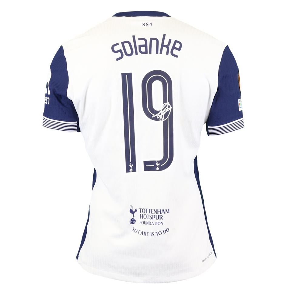 来自Tottenham Hotspur的Dominic Solanke球衣
