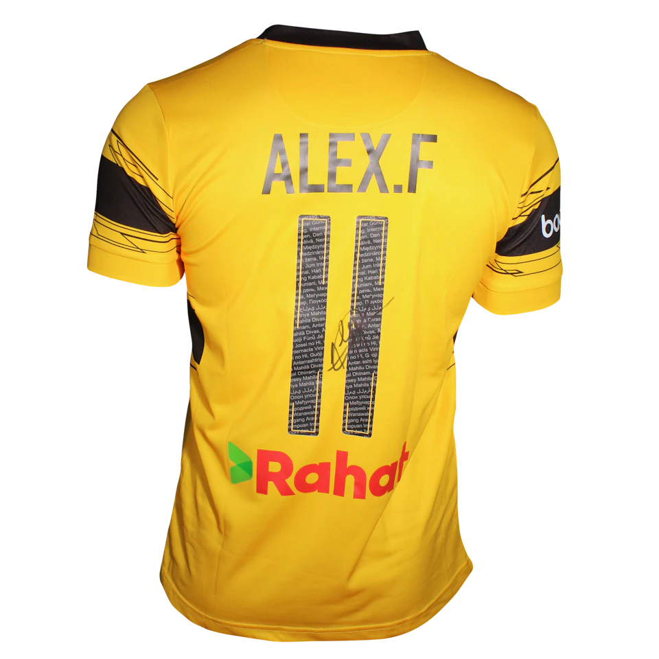 来自Neftçi PFK的Alex Nascimento Fernandes球衣