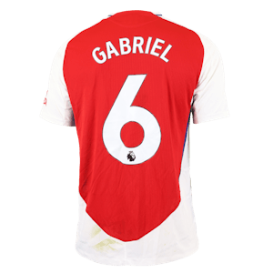 Gabriel Magalhães Arsenal camisa.