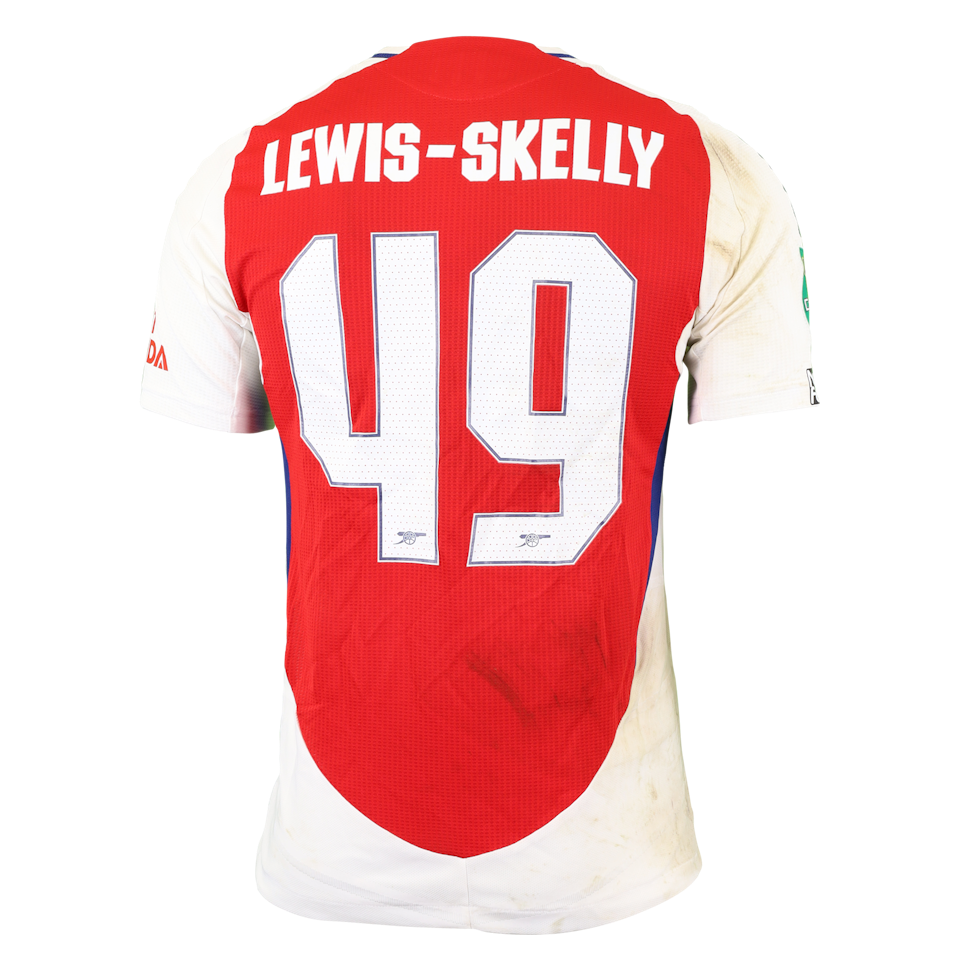 Myles Anthony Lewis-Skelly Arsenal shirt