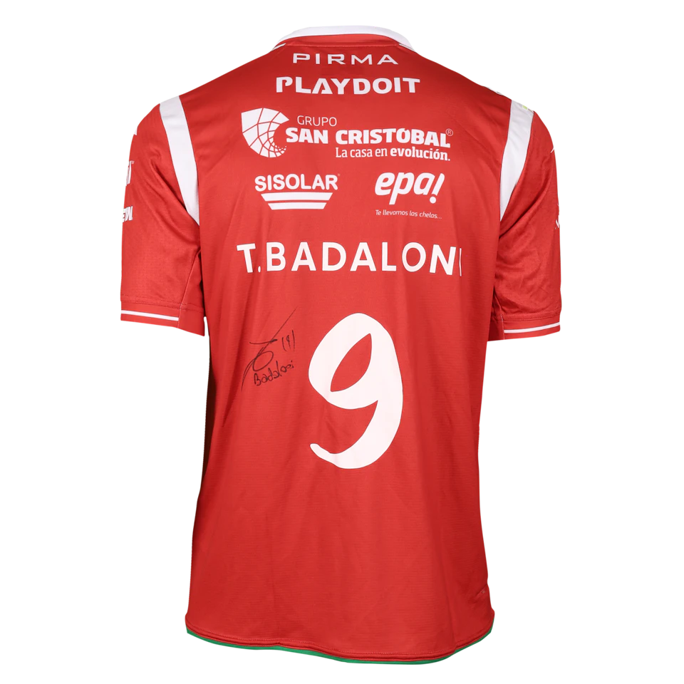 Tomás Badaloni Necaxa camisa.