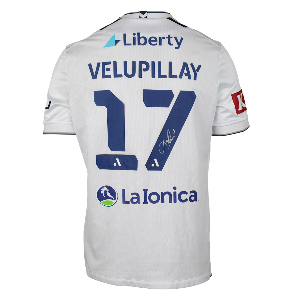 Nishan Velupillay Melbourne Victory shirt