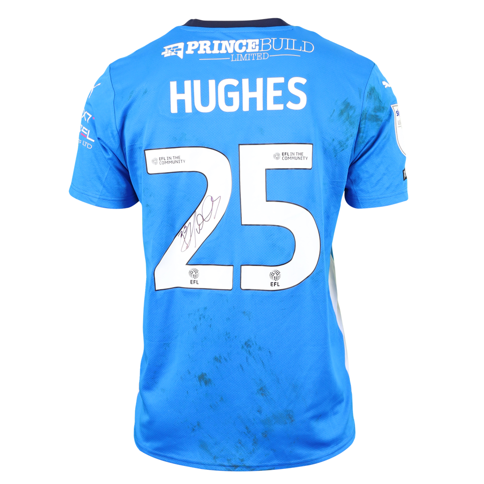 Sam Hughes Peterborough United shirt