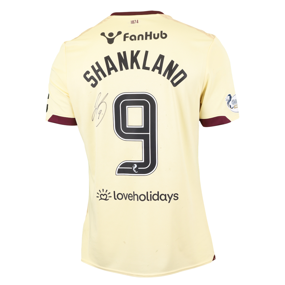 Lawrence Shankland Heart of Midlothian shirt