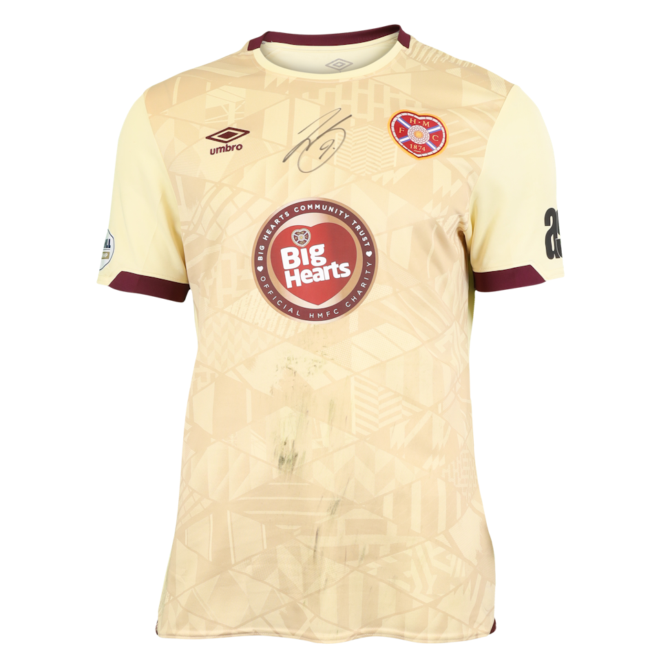 Lawrence Shankland Heart of Midlothian shirt