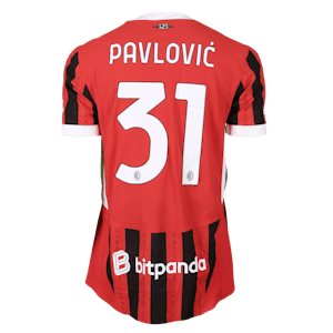 Camisola de Strahinja Pavlović, AC Milan
