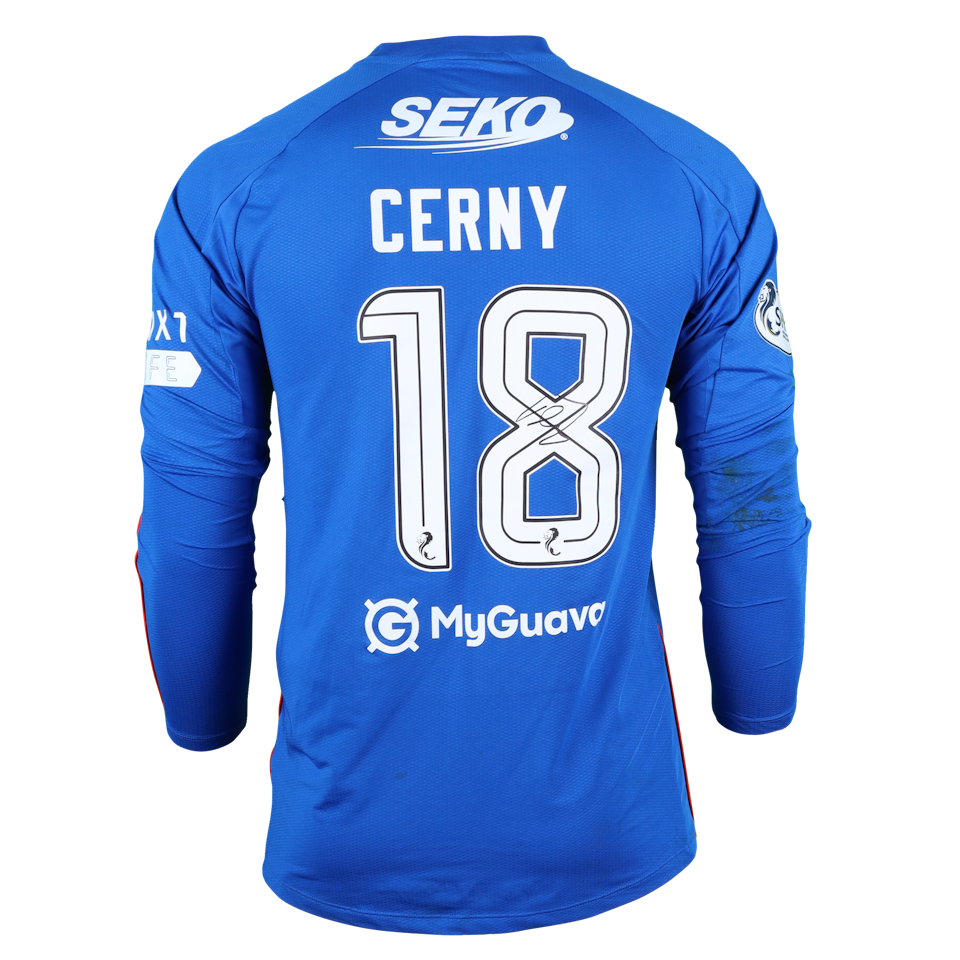 Václav Černý Rangers shirt