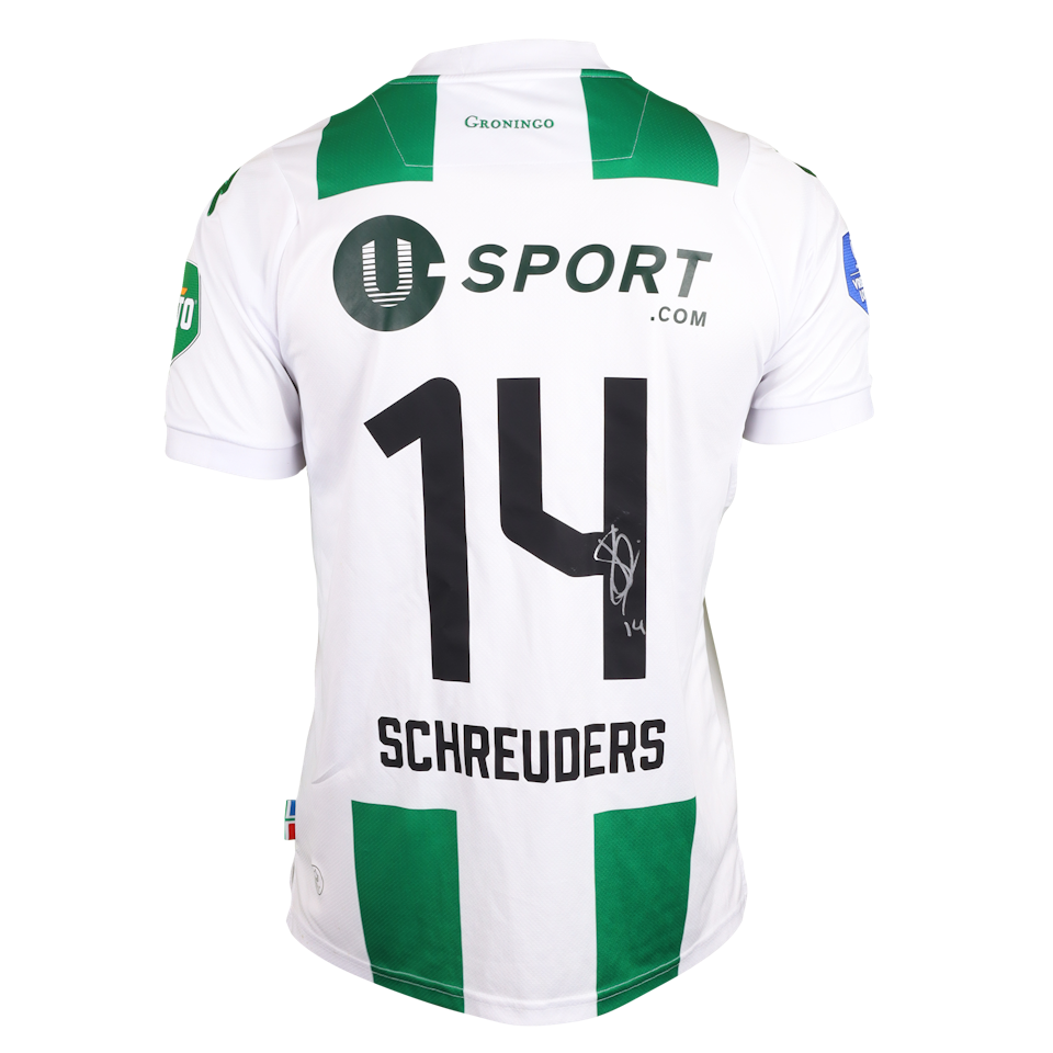Jorg Schreuders FC Groningen shirt