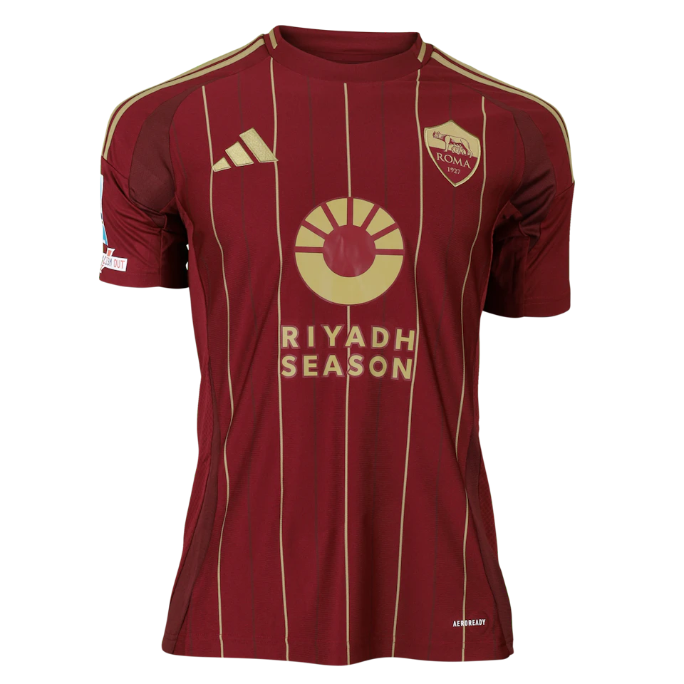 Alexis Saelemaekers AS Roma のシャツ