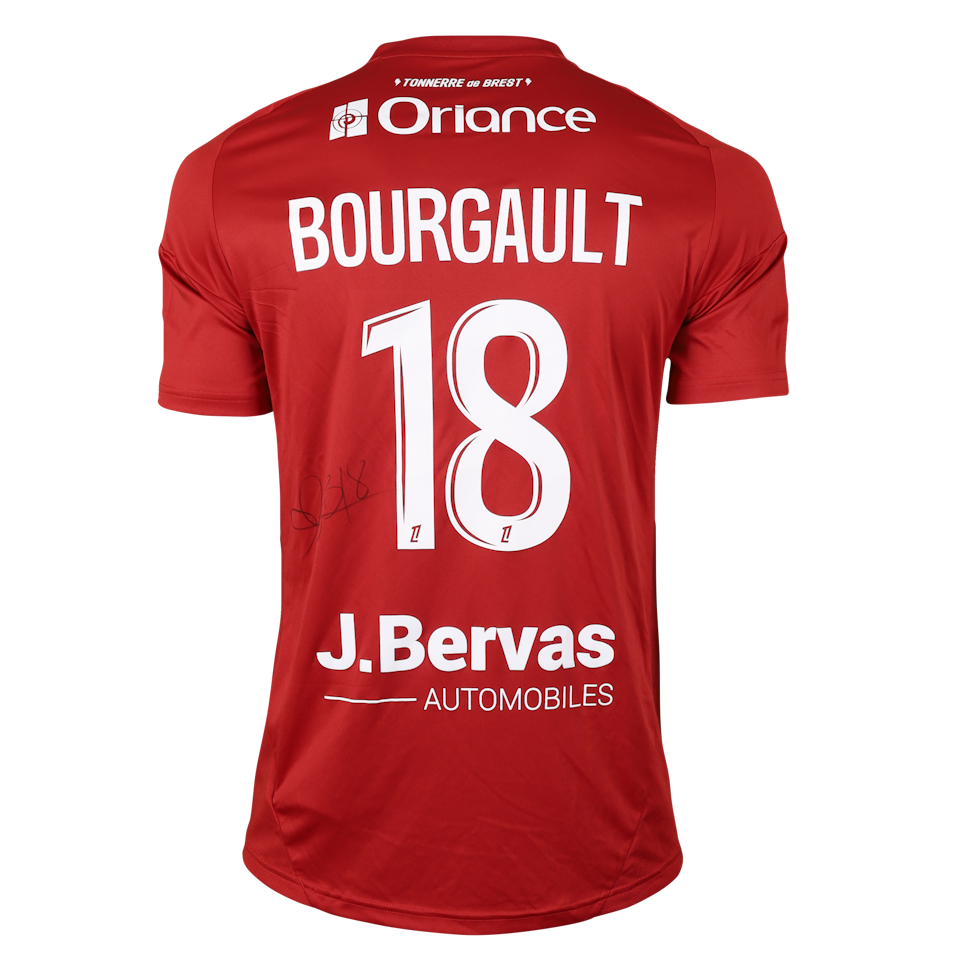 Justin Bourgault Stade Brestois 29 shirt