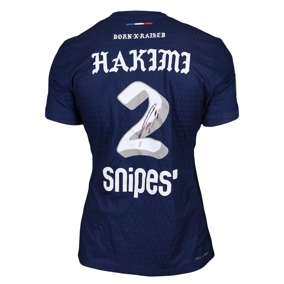 パリ・サンジェルマン HAKIMI サイン入りジャージ Achraf Hakimi | Paris Saint-Germain - Olympique de Marseille