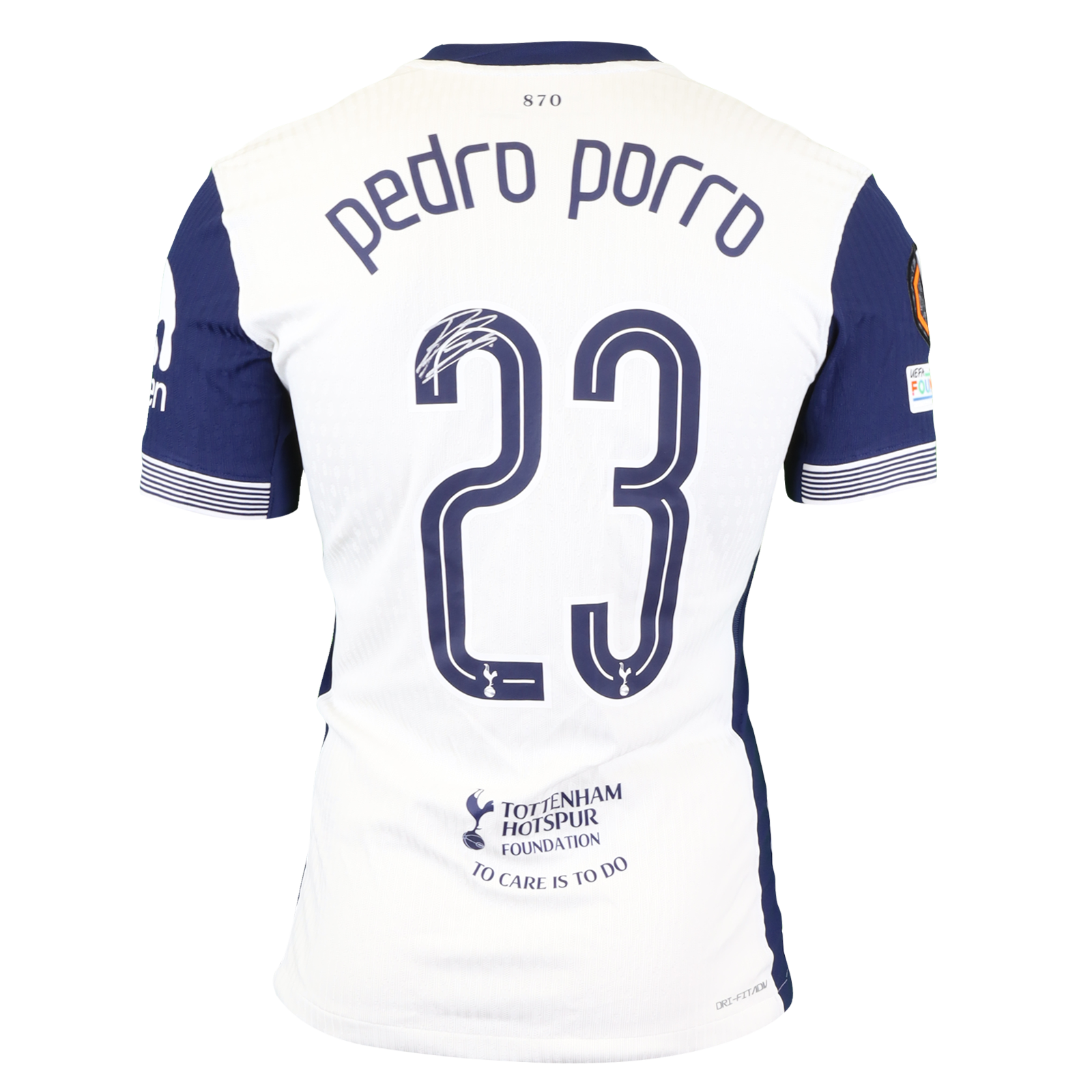 Pedro Porro Tottenham Hotspur shirt