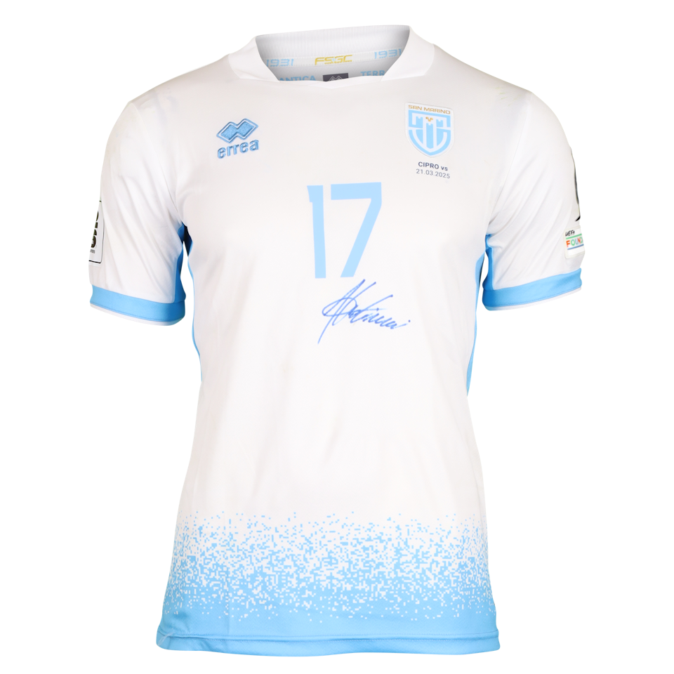Alessandro Golinucci San Marino jersey