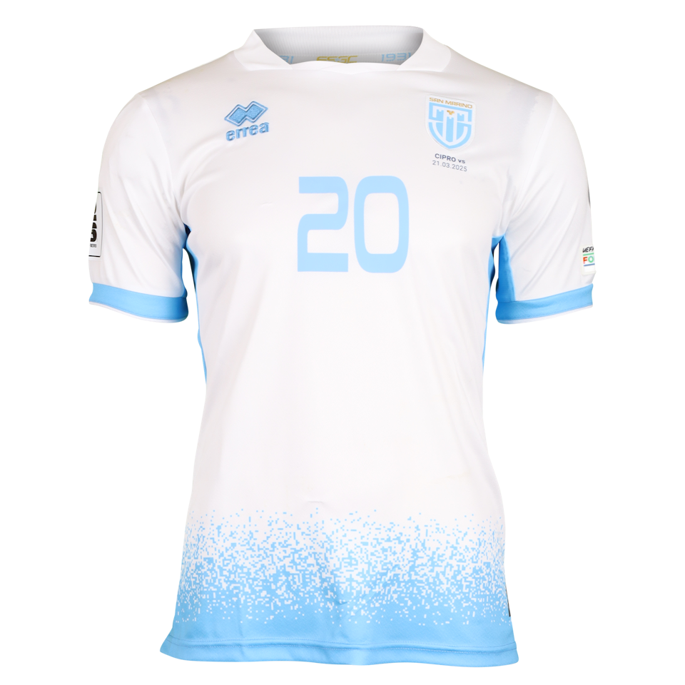 Nicko Sensoli San Marino shirt