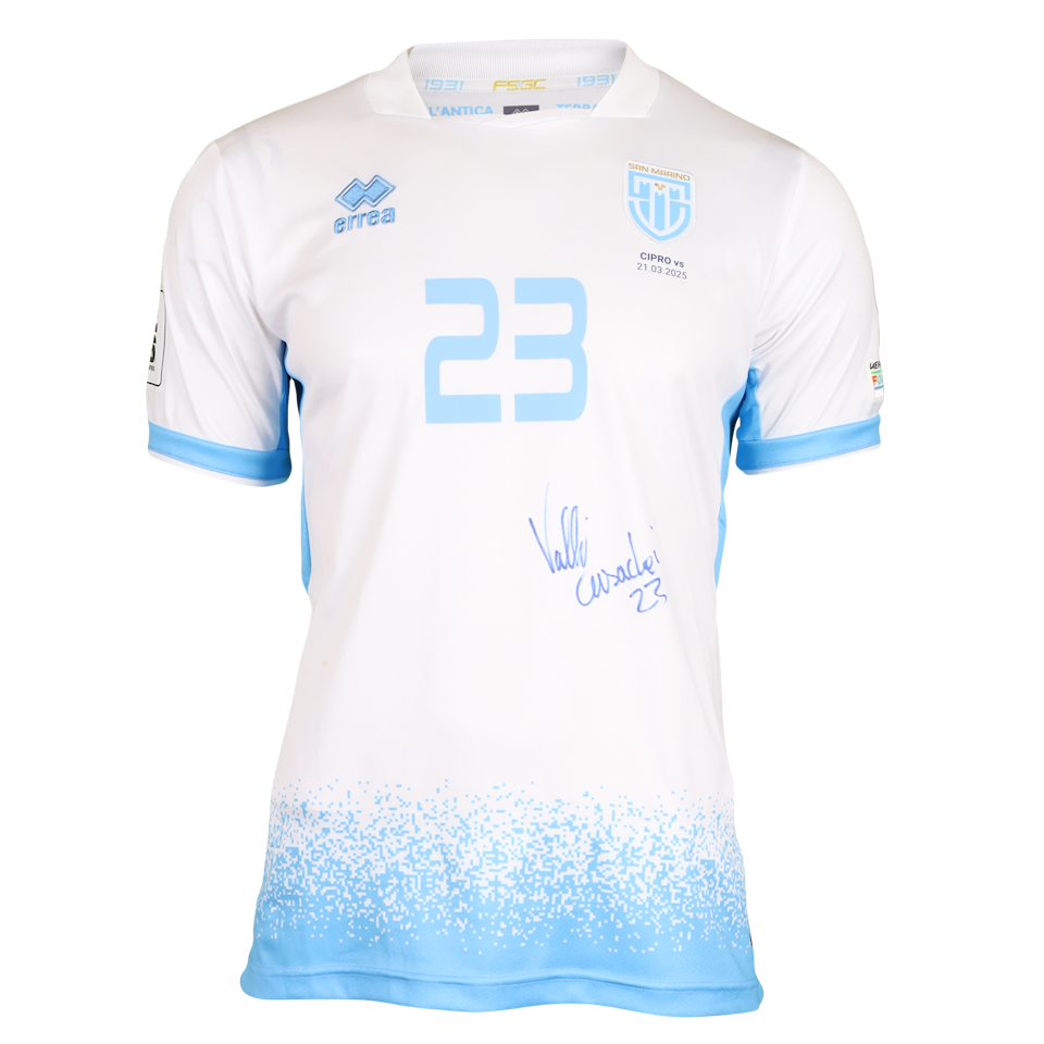 Matteo Valli Casadei San Marino shirt