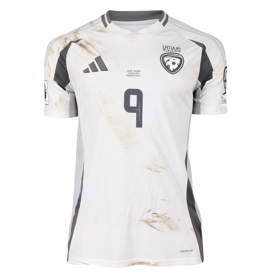Maillot de Vladislavs Gutkovskis (Latvia)