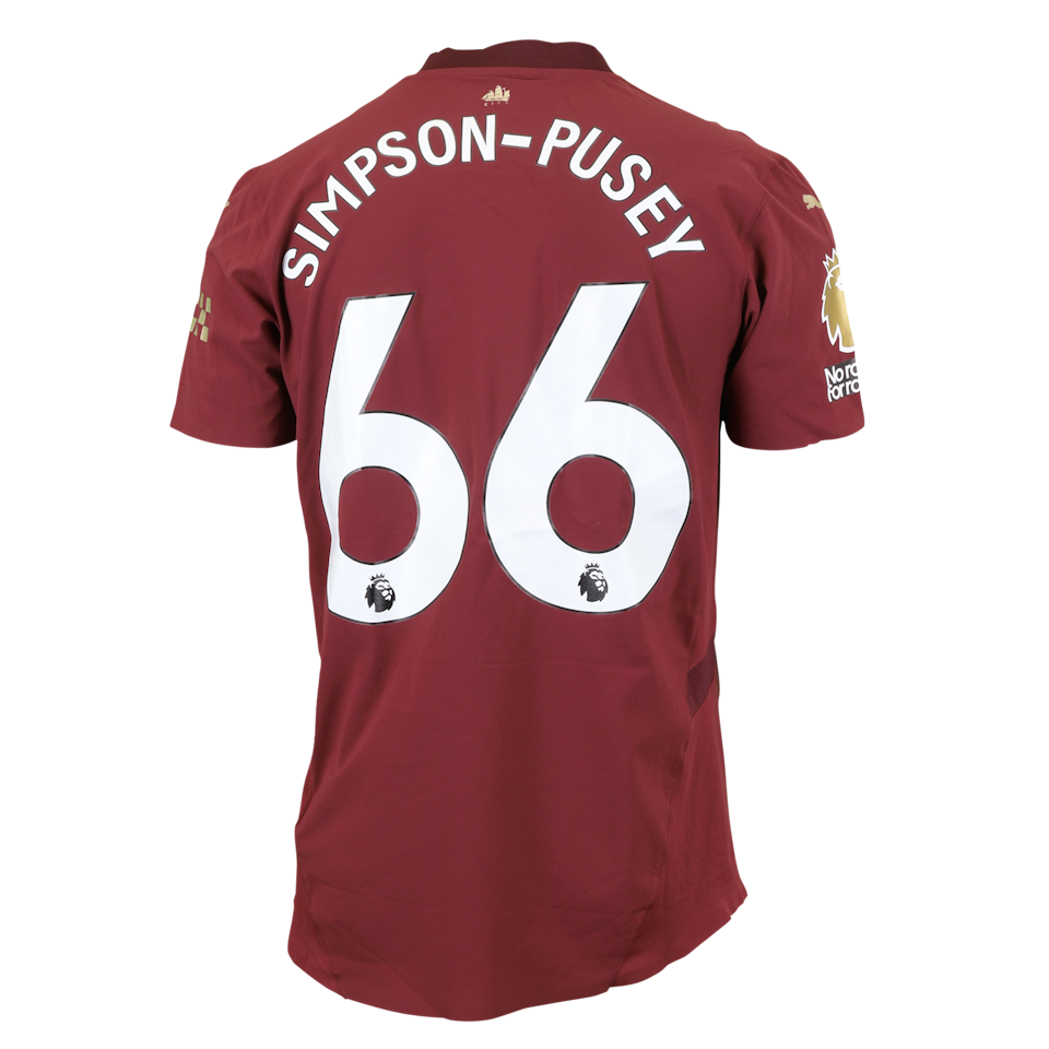 Jahmai Simpson-Pusey Manchester City shirt