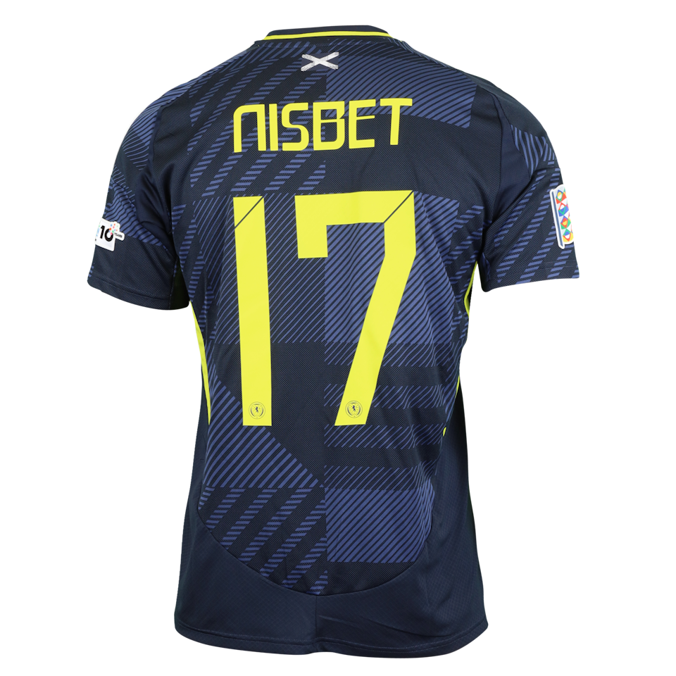 Kevin Nisbet Scotland jersey