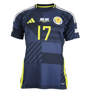 Kevin Nisbet Scotland jersey