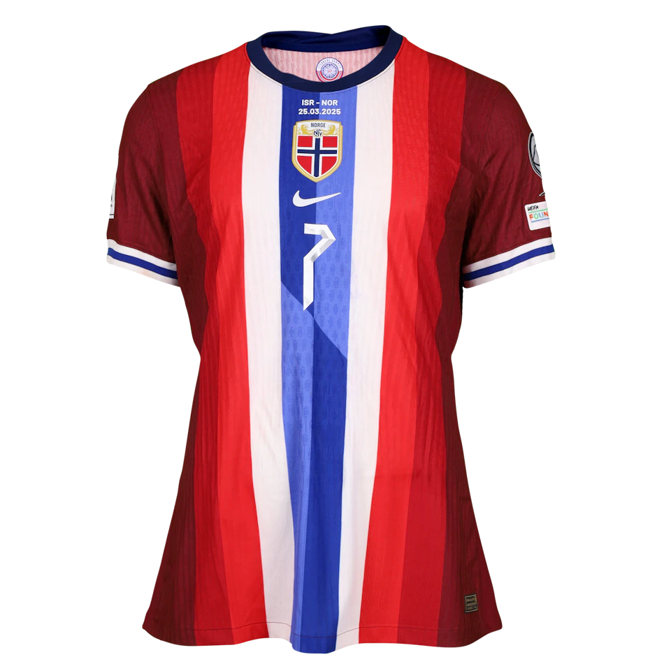 Alexander Sørloth | Israel - Norway | MatchWornShirt