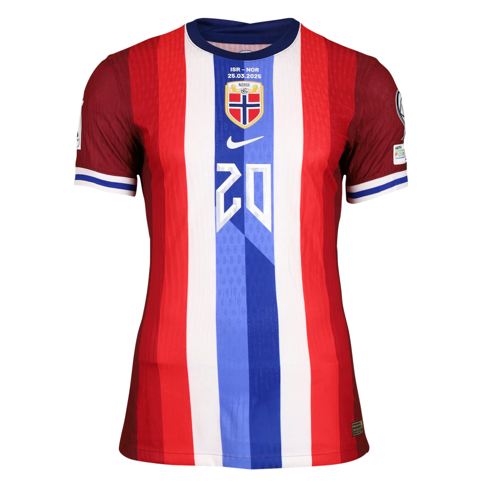Andreas Schjelderup Norway jersey