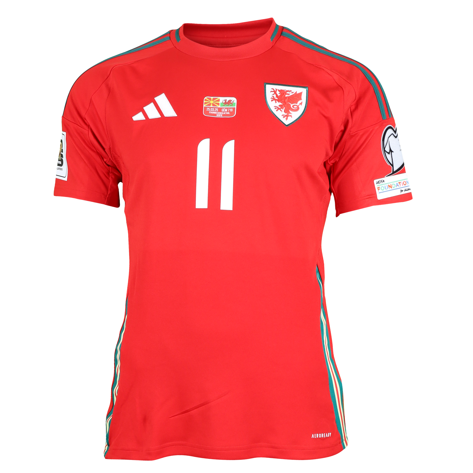 Brennan Johnson Wales shirt