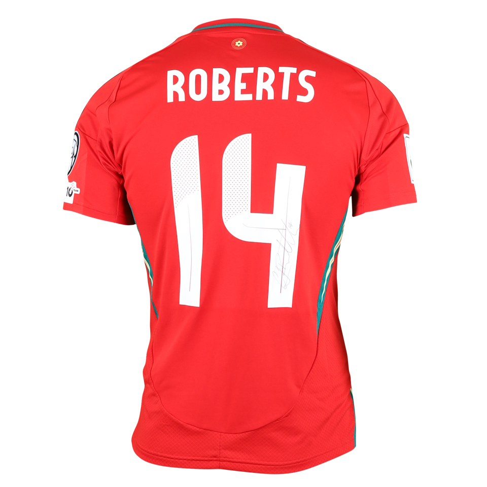 Connor Roberts Wales jersey