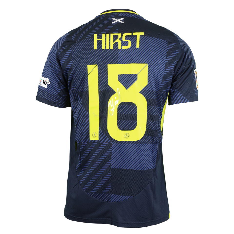 George Hirst Scotland jersey