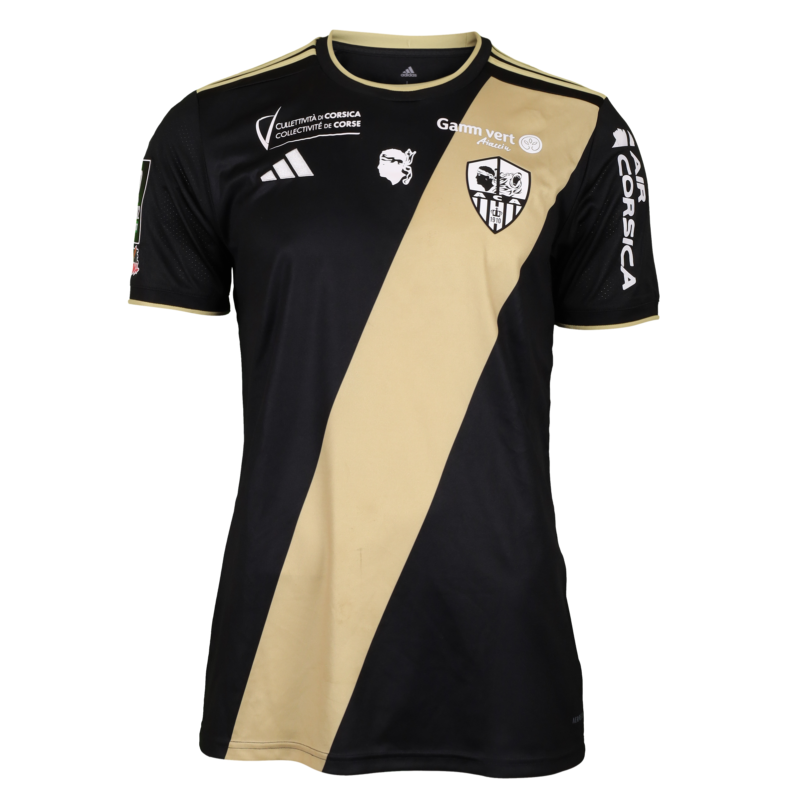 【選手着用】仏2部 AC Ajaccio Sainati #4 ユニフォーム AC Ajaccio Soccer Jerseys | MWS