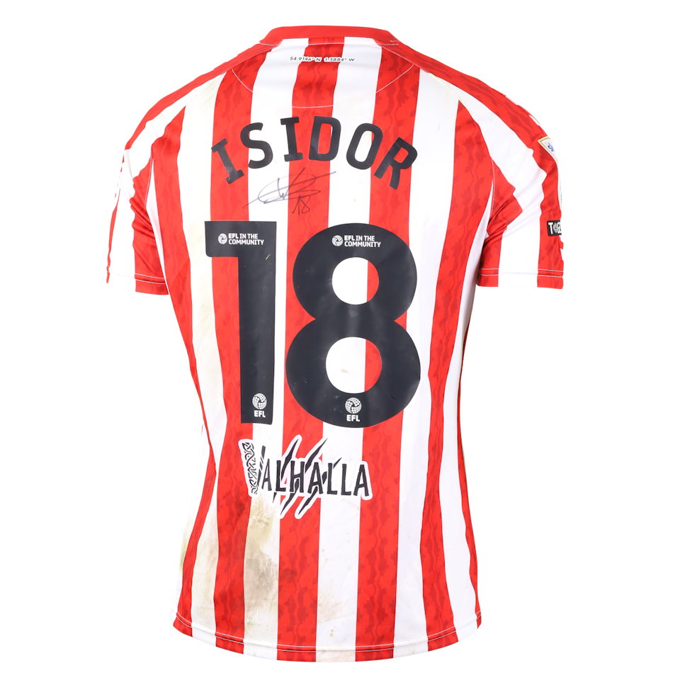 Wilson Isidor Sunderland shirt