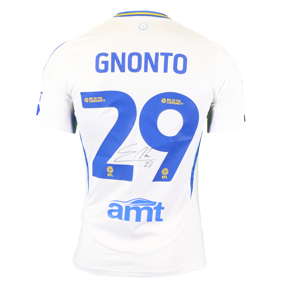Degnand Wilfried Gnonto Leeds United shirt