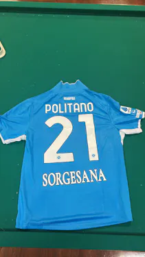 来自SSC Napoli的Matteo Politano球衣
