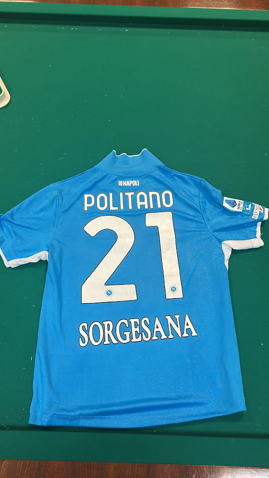 来自SSC Napoli的Matteo Politano球衣
