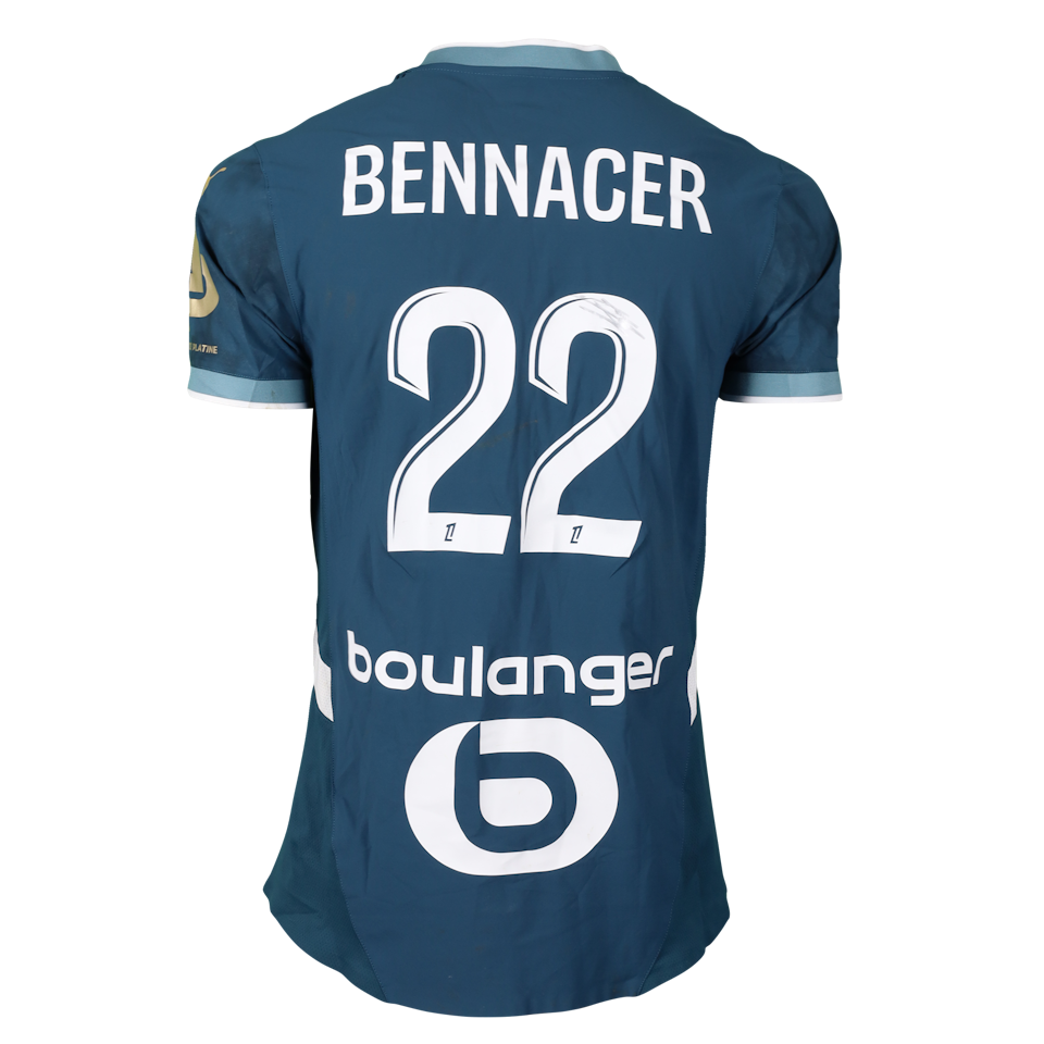 Ismaël Bennacer Olympique de Marseille shirt