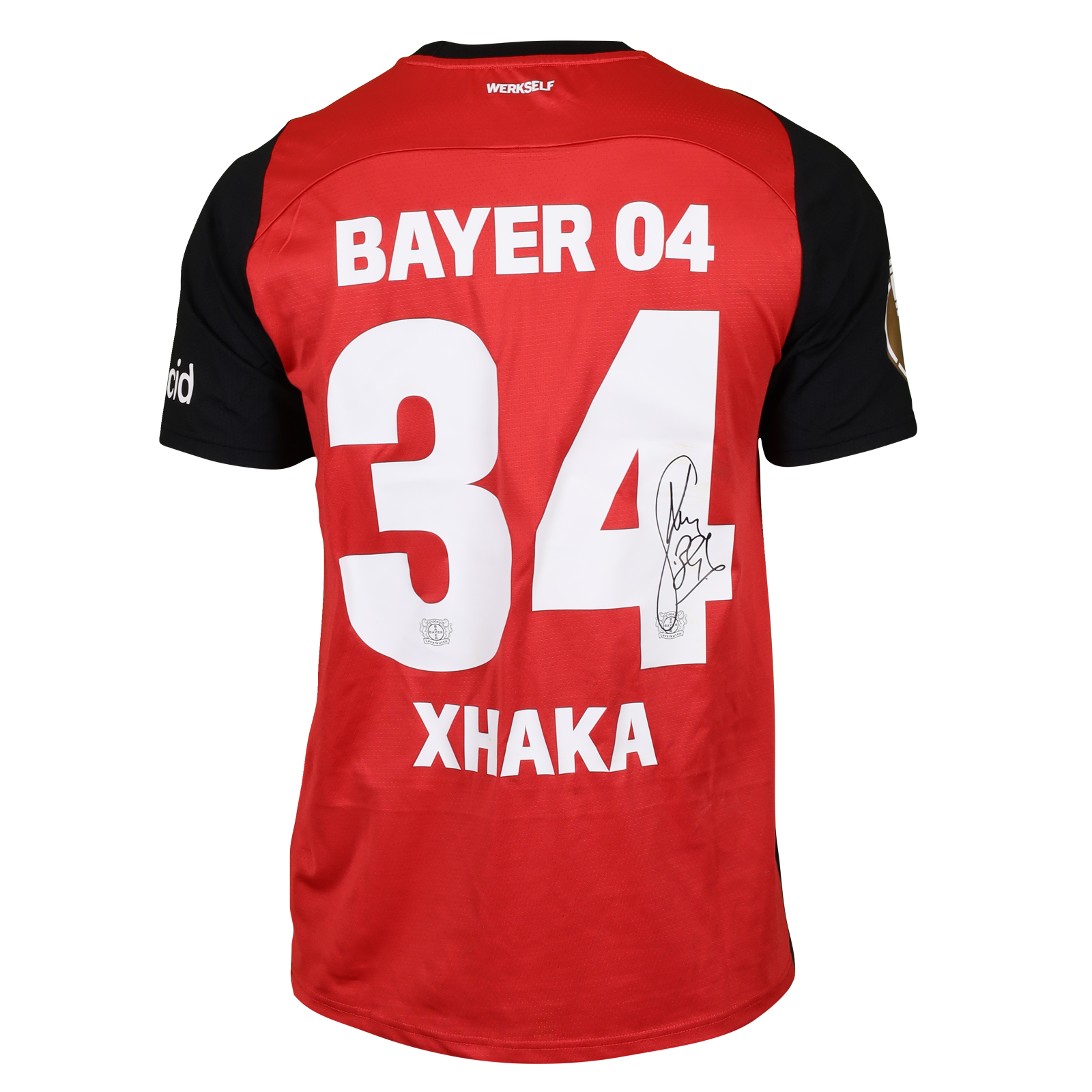 Granit Xhaka | Arminia Bielefeld - Bayer Leverkusen | MatchWornShirt