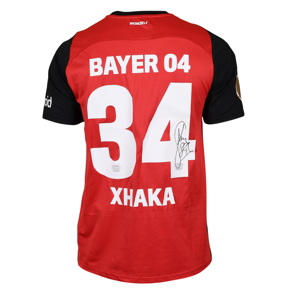 Granit Xhaka | Arminia Bielefeld - Bayer Leverkusen | MatchWornShirt
