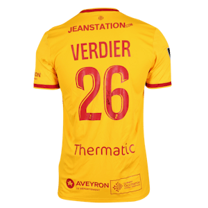Yannis  Verdier Rodez Aveyron Football camisa.