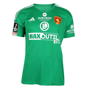Lionel M'Pasi Rodez Aveyron Football camisa.