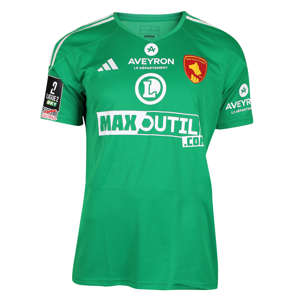 Lionel M'Pasi Rodez Aveyron Football camisa.
