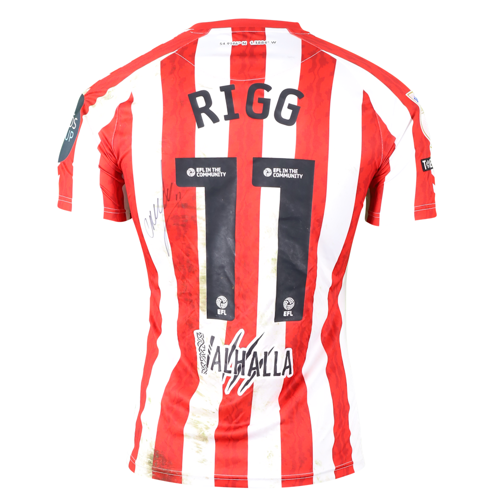 Chris Rigg Shop Chris Rigg | Coventry City - Sunderland | MatchWornShirt