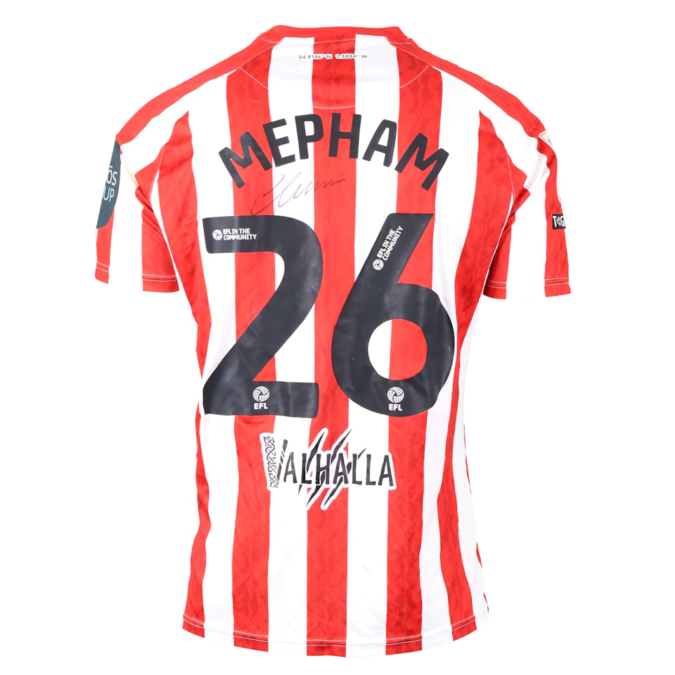 Sunderland 팀의 Chris Mepham 셔츠