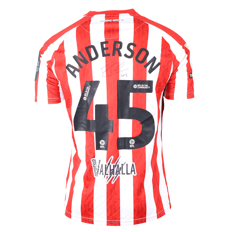 Joseph Anderson Sunderland shirt