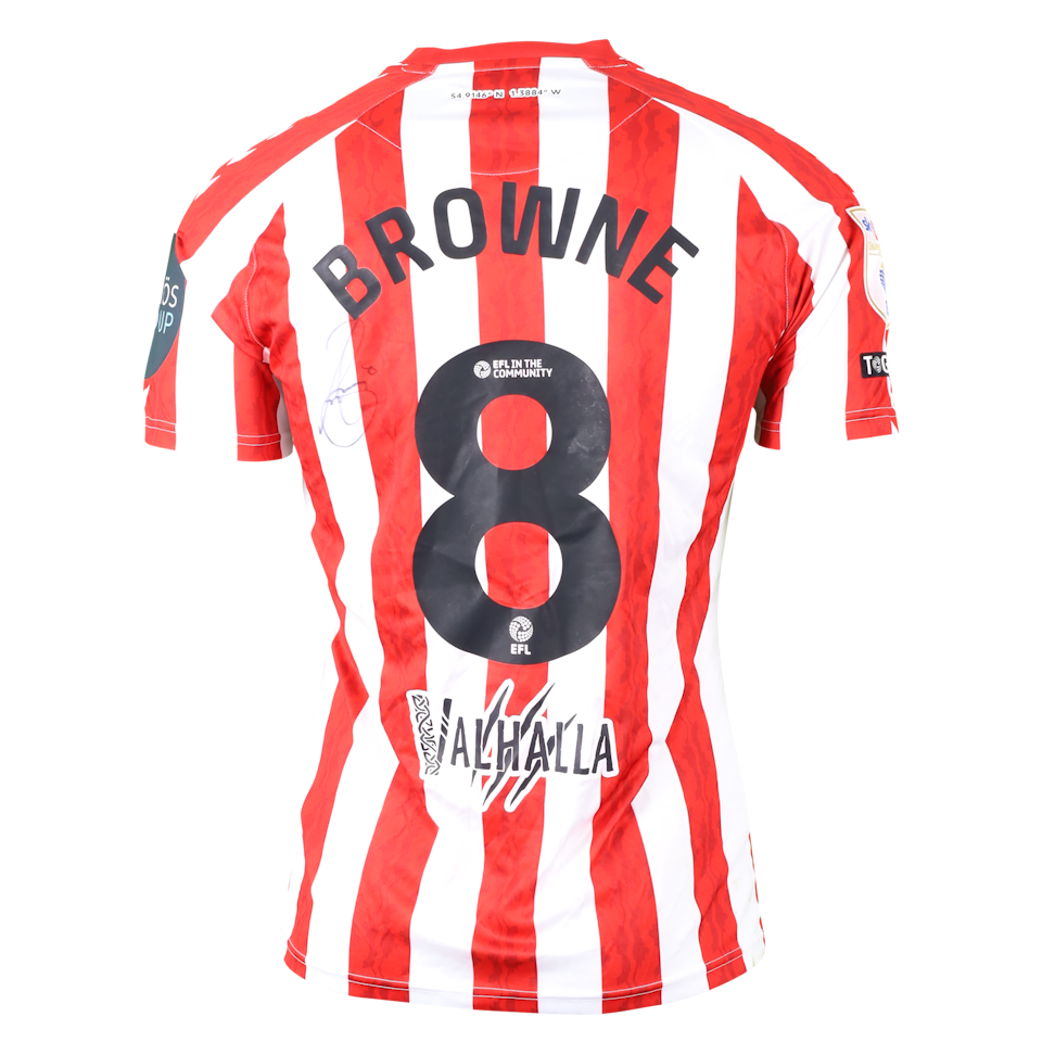 来自Sunderland的Alan Browne球衣