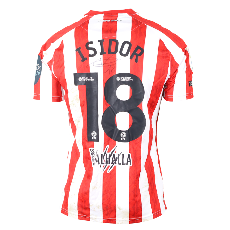 Wilson Isidor Sunderland shirt