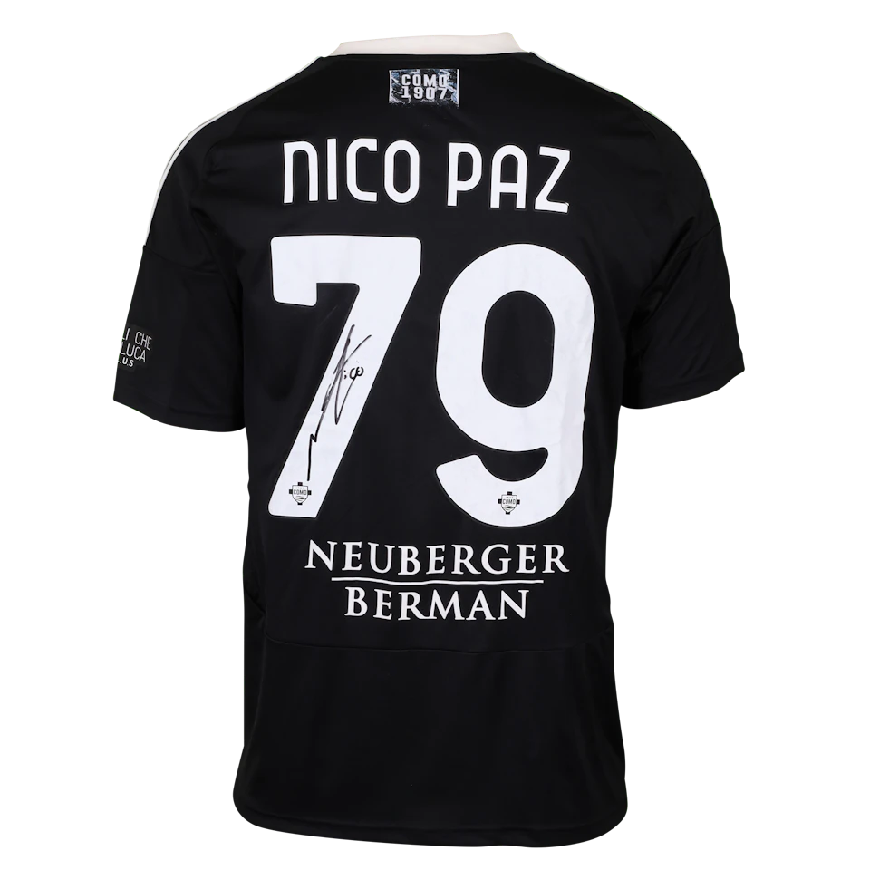 Nico Paz Como 1907 camisa.