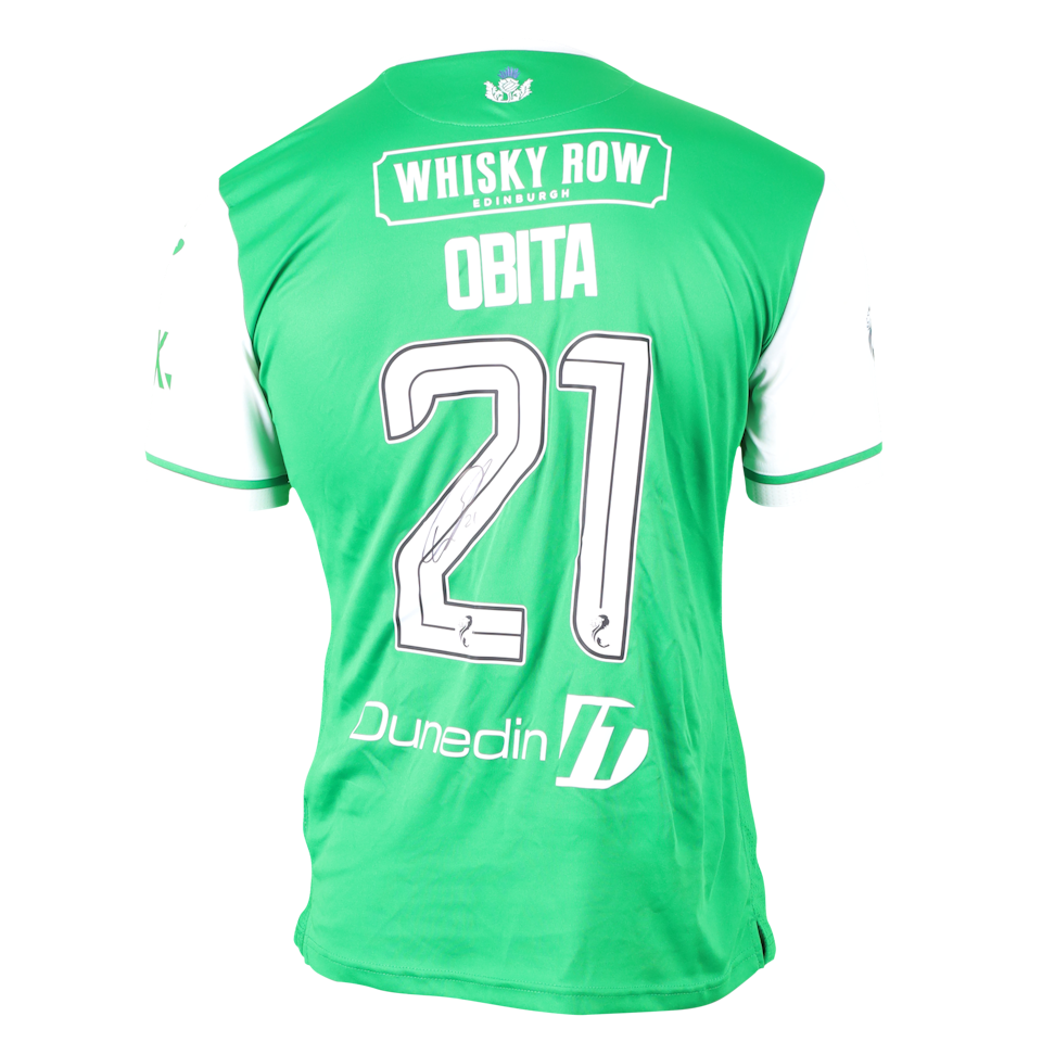 Jordan Obita Hibernian shirt