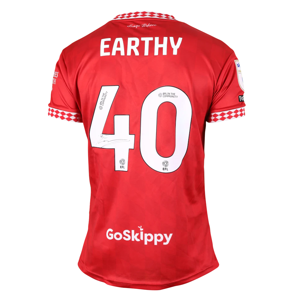 George Earthy Bristol City jersey