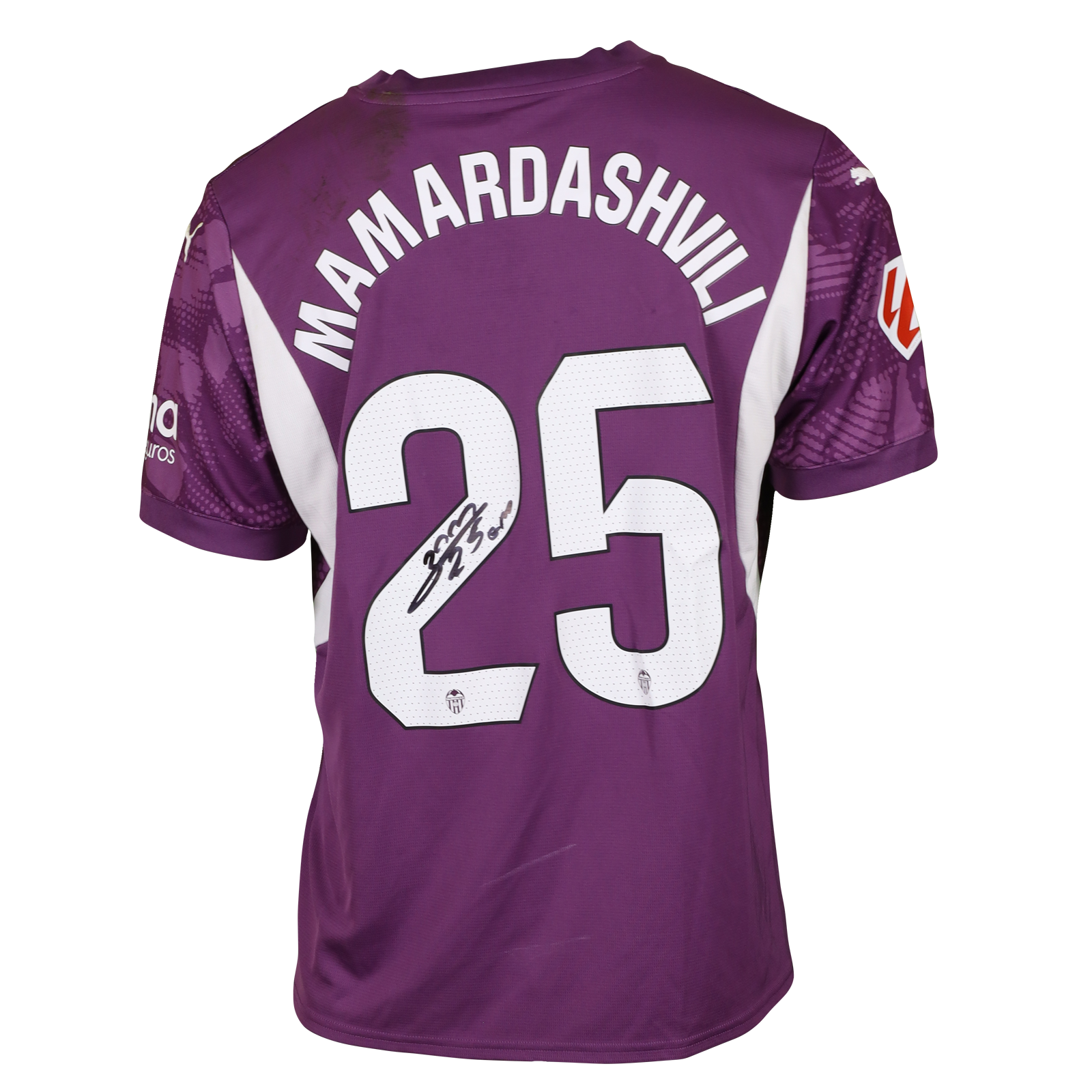 Official Valencia CF Soccer Game-Worn Jerseys Auctions