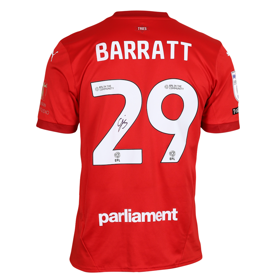Connor Barratt Barnsley jersey