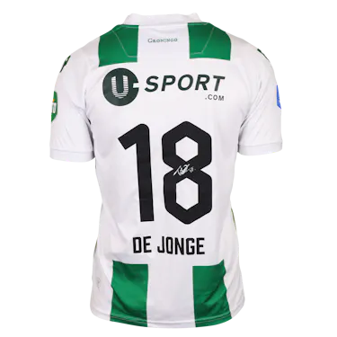 来自FC Groningen的T. de Jonge球衣